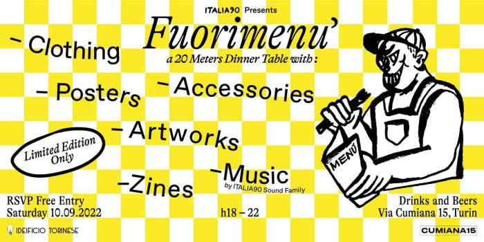 FUORIMENU’ – Italia90 x Ideificio&nbsp;Torinese